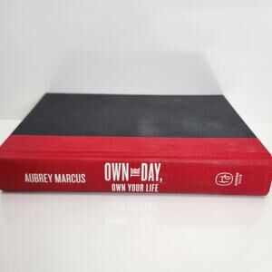 Own The Day Own Your Life by Aubrey Marcus (Self-Help Genre) Hardcover Book